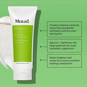 Murad Resurgence Renewing Cleansing Cream - Green and White